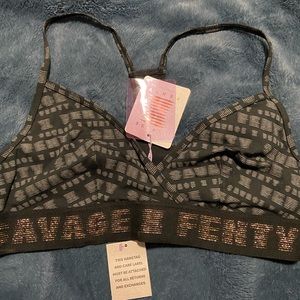 SAVAGE X FENTY logo bralette